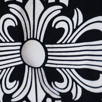 Chrome Hearts CH Long Sleeve Back Floral CH Cross Print T-Shirt — view 6
