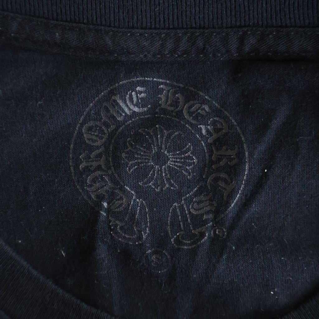 Chrome Hearts CH Long Sleeve Back Floral CH Cross Print T-Shirt — view 7