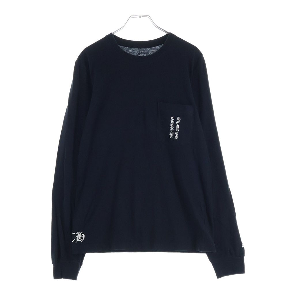 Chrome Hearts CH Long Sleeve Back Floral CH Cross Print T-Shirt — view 2