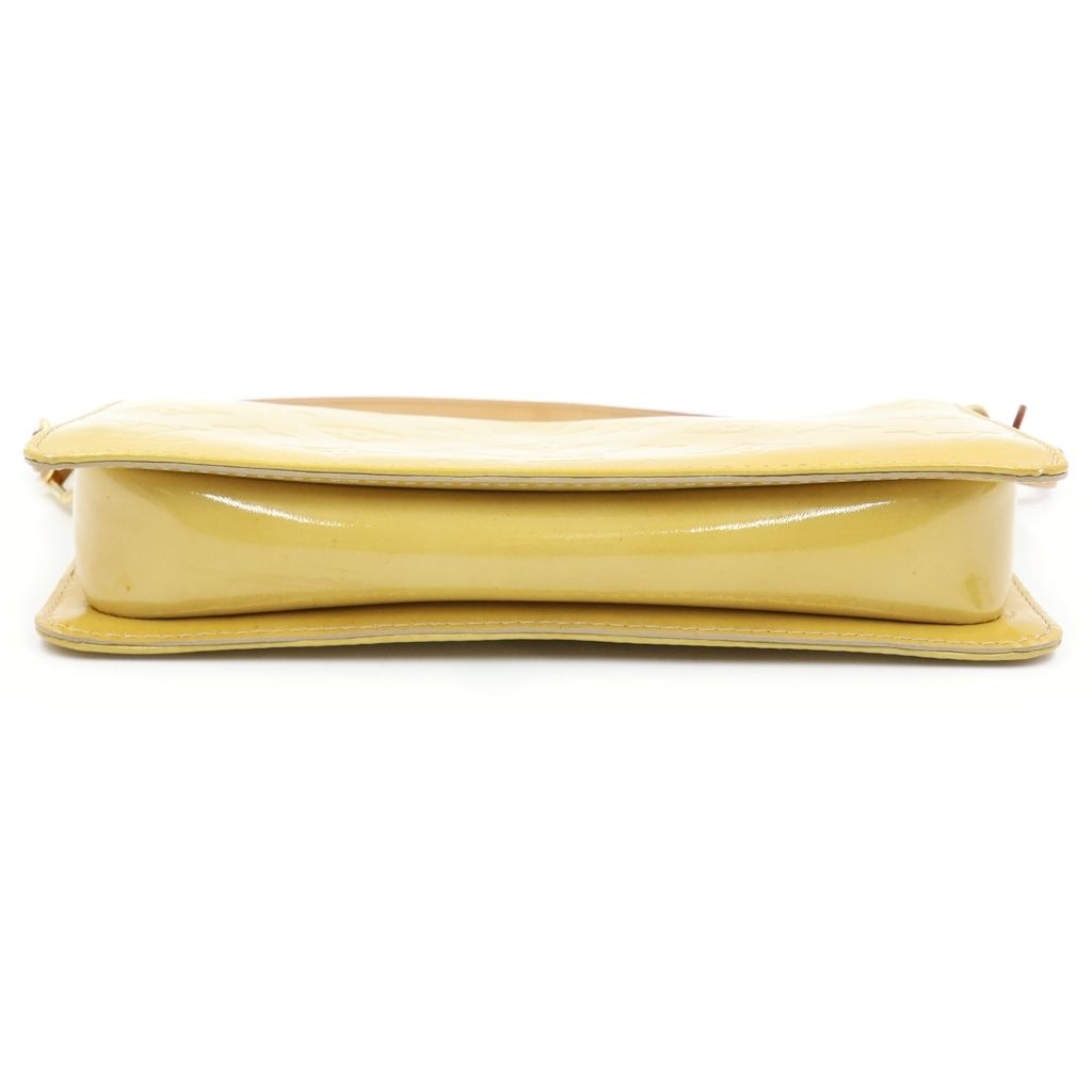 Louis Vuitton Monogram Vernis Lexington Pouch Handbag Yellow Patent — view 4