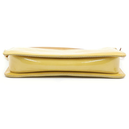 Louis Vuitton Monogram Vernis Lexington Pouch Handbag Yellow Patent — view 4