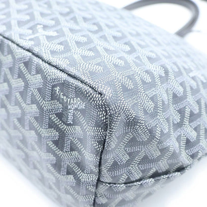 Goyard Saint Louis PM Tote Bag Gray Leather — view 5