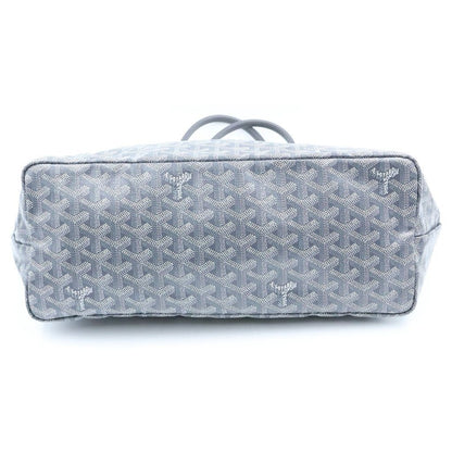 Goyard Saint Louis PM Tote Bag Gray Leather — view 4