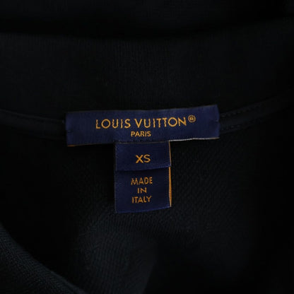 Louis Vuitton Gold Color Snap Button Monogram Pique Polo Dress Cotton Dress Black — view 6