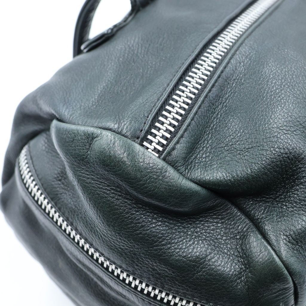 Chrome Hearts Duffle Tiny Dagger Zip Leather Boston Bag Black — view 7