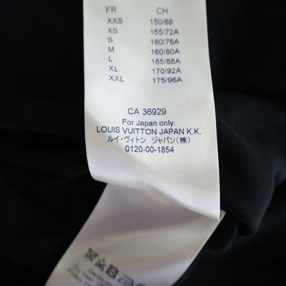 Louis Vuitton Neck Decoration Top Ruffle Dress Black — view 8