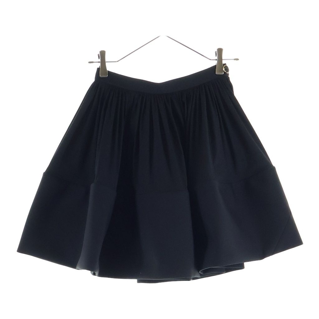Louis Vuitton Lavish Lace A-line Skirt Black