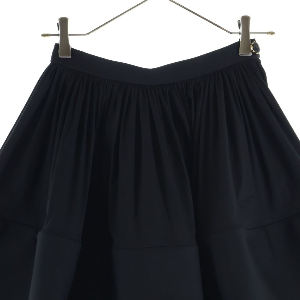 Louis Vuitton Lavish Lace A-line Skirt Black — view 3