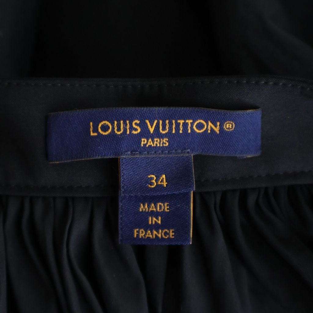 Louis Vuitton Lavish Lace A-line Skirt Black — view 6