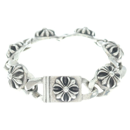 Chrome Hearts Cross Link Bracelet Silver