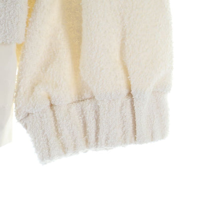 Moncler Boucle Nylon Jacket Zip Up Hoodie White — view 5