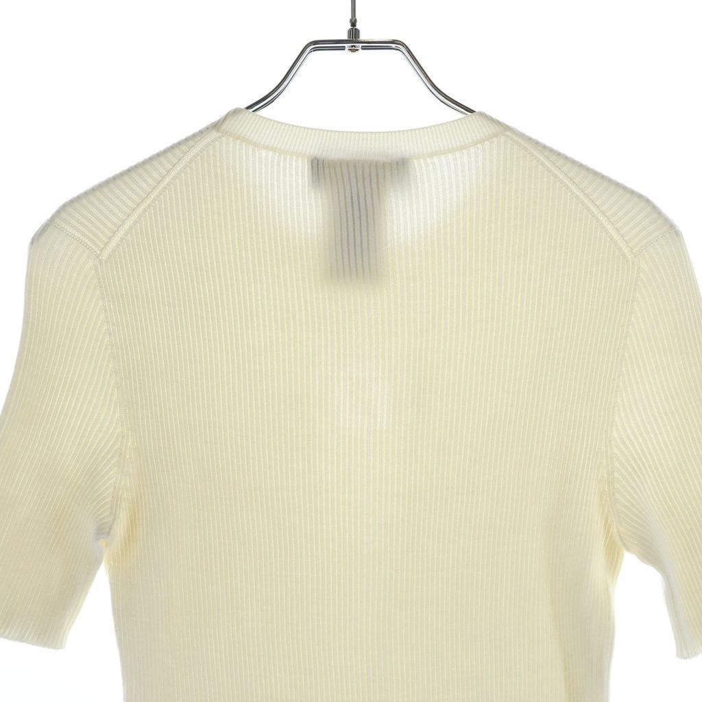 Fendi Front Logo Jacquard Knit Sweater White — view 4