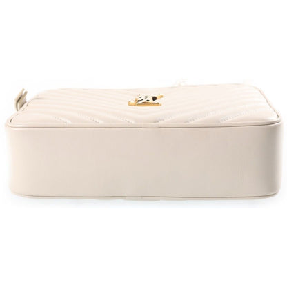 Saint Laurent Paris Lou Camera Bag Ivory Leather Gold — view 4