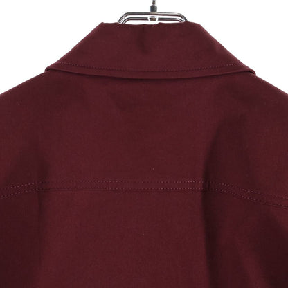 Moncler Full Zip Up Front Logo Shirt Jacket Bordeaux Wine — view 4
