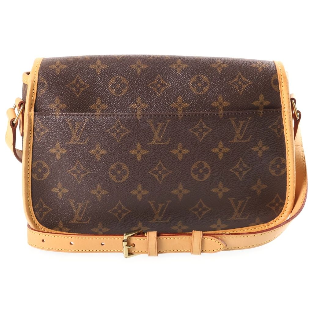 Louis Vuitton Monogram Solonge Shoulder Bag Brown Leather Gold — view 2