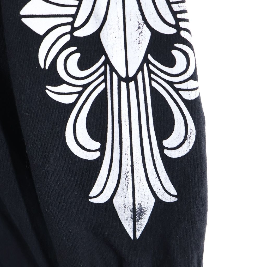 Chrome Hearts the Rolling Stones Vintage Lip and Tongue Tan Sleeve Floral Print — view 5