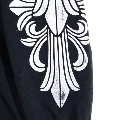 Chrome Hearts the Rolling Stones Vintage Lip and Tongue Tan Sleeve Floral Print — view 5