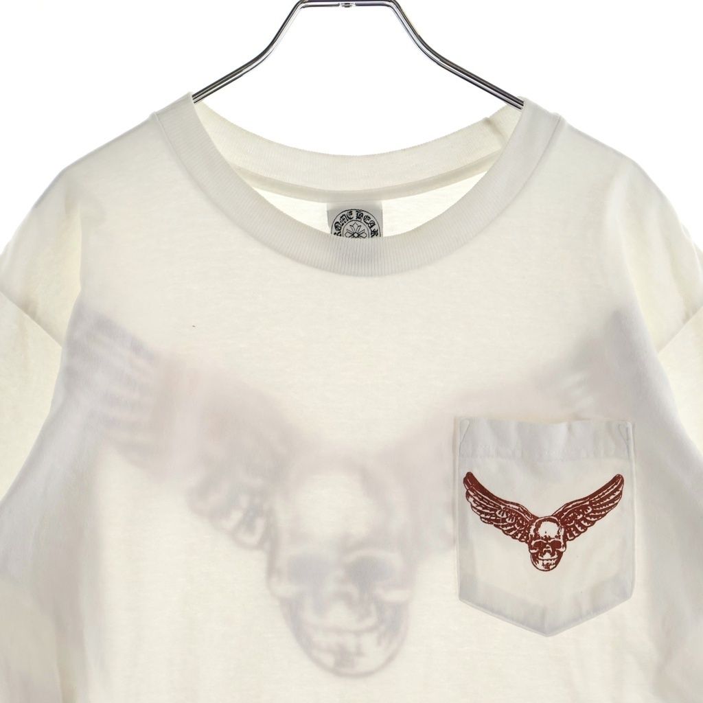 Chrome Hearts Vintage Foti Mahalia Print Crew Neck Short Sleeve T-Shirt White — view 3