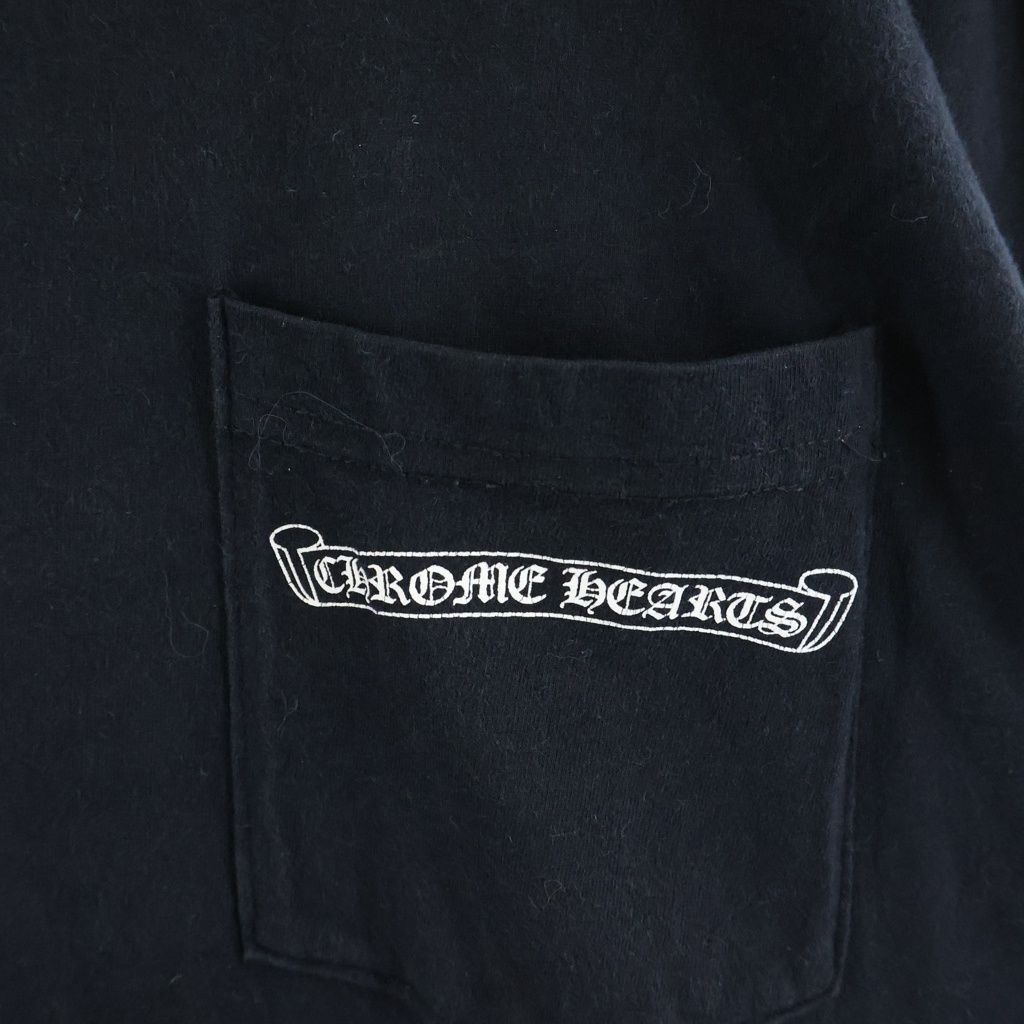 Chrome Hearts Vintage CH Plus T-shrt CH Back Scroll Print Long Sleeve T-Shirt — view 5