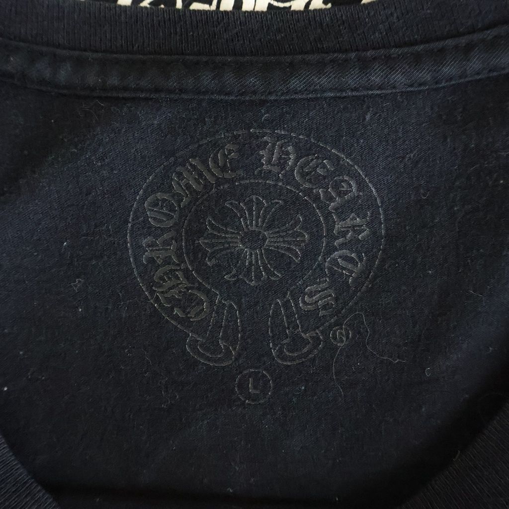 Chrome Hearts Vintage CH Plus T-shrt CH Back Scroll Print Long Sleeve T-Shirt — view 7