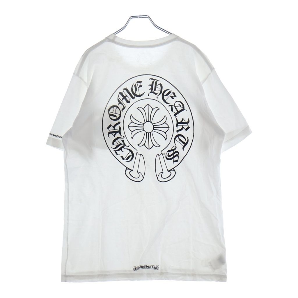 Chrome Hearts Horseshoe Short Sleeve Tee Print Pocket T-Shirt White