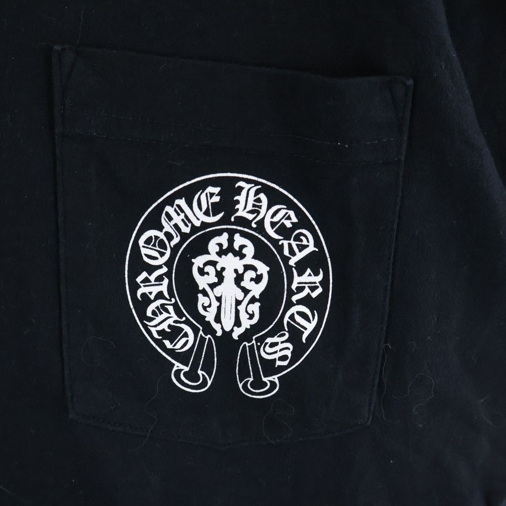 Chrome Hearts Triple Cross American Flag Usa Dagger T-shirts Pocket Short — view 5