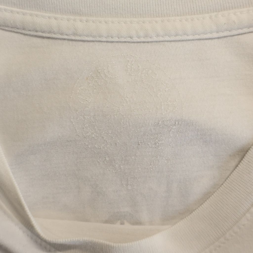 Chrome Hearts CH Short Sleeve Back Flare Scroll Label CH All Over Print Crew — view 7