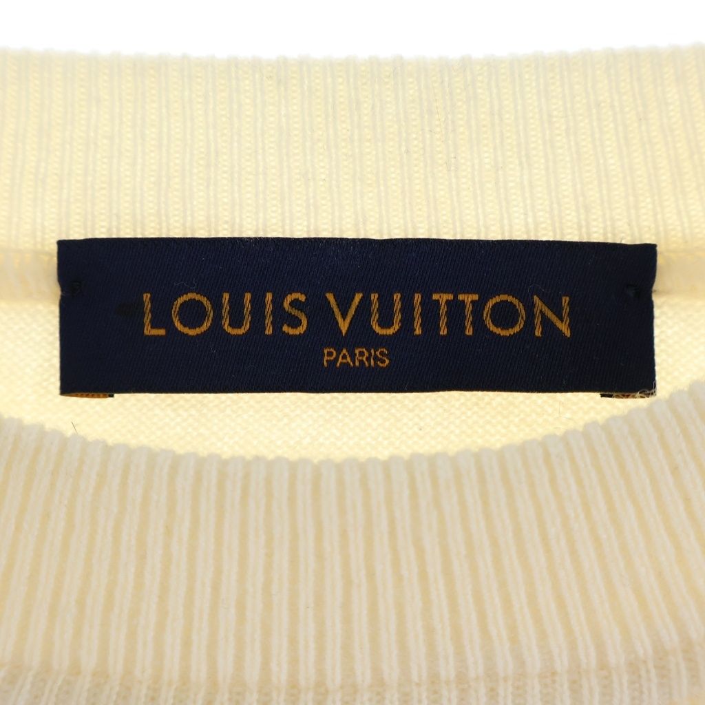 Louis Vuitton Cashmere Logo Knit Inside Out Sweater — view 6