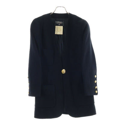 Chanel Coco Buttons Mid-length Wool Coat
