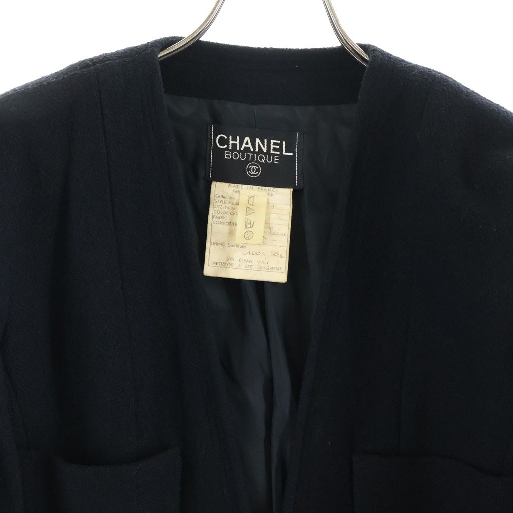 Chanel Coco Buttons Mid-length Wool Coat — view 3