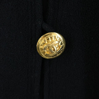 Chanel Coco Buttons Mid-length Wool Coat — view 6