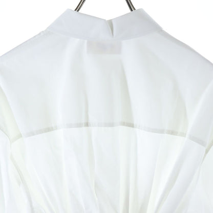 Celine Shirt Dress Cotton White — view 4