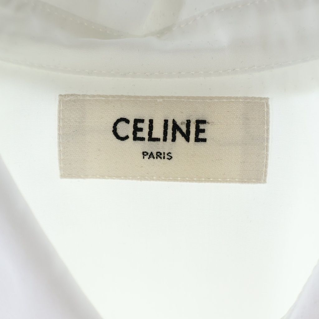 Celine Shirt Dress Cotton White — view 7