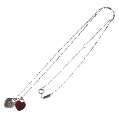 Tiffany & Co Return to Double Heart Pendant Chain Silver — view 2