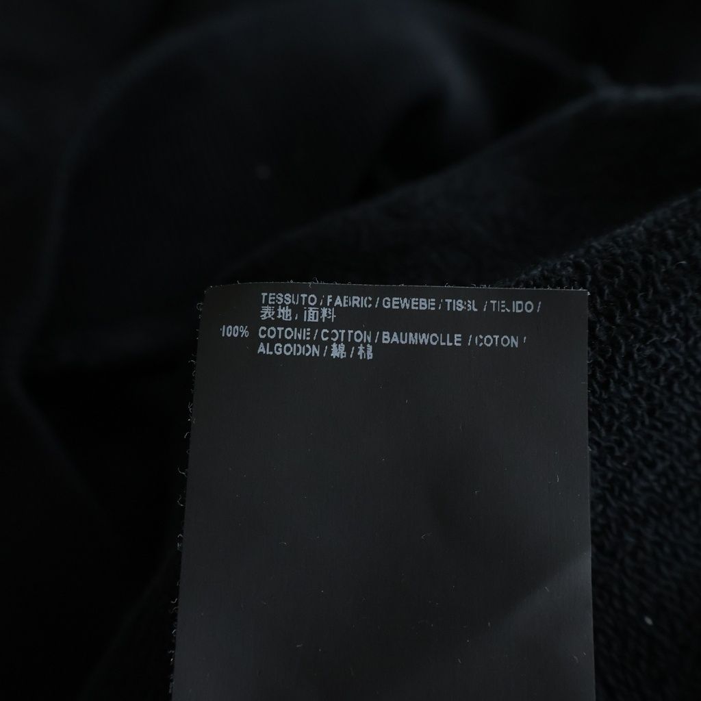 Balenciaga Back Logo Pullover Hoodie Black Cotton — view 7