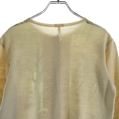 Hermes Martin Margiela Era Sellier Ensemble Sleeveless Shirt Cardigan Wool Silk — view 4
