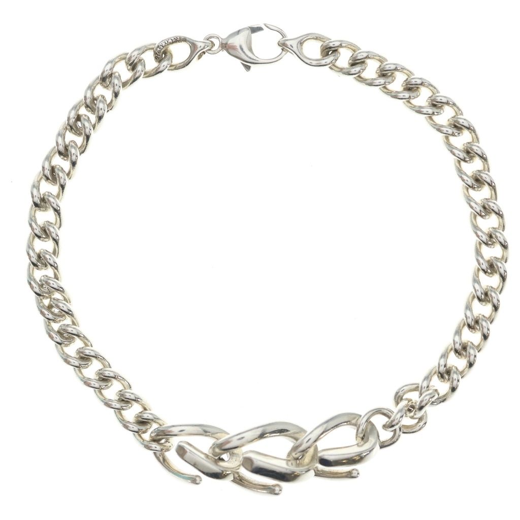 Tiffany & Co Forge Ring Bracelet Silver Chain