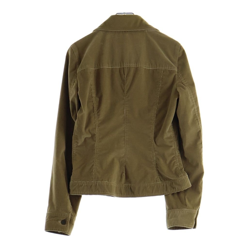 Dolce & Gabbana Lining Leopard Print Corduroy Tracker Jacket Brown — view 2