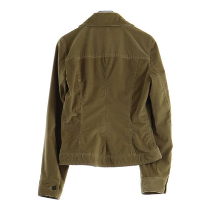 Dolce & Gabbana Lining Leopard Print Corduroy Tracker Jacket Brown — view 2
