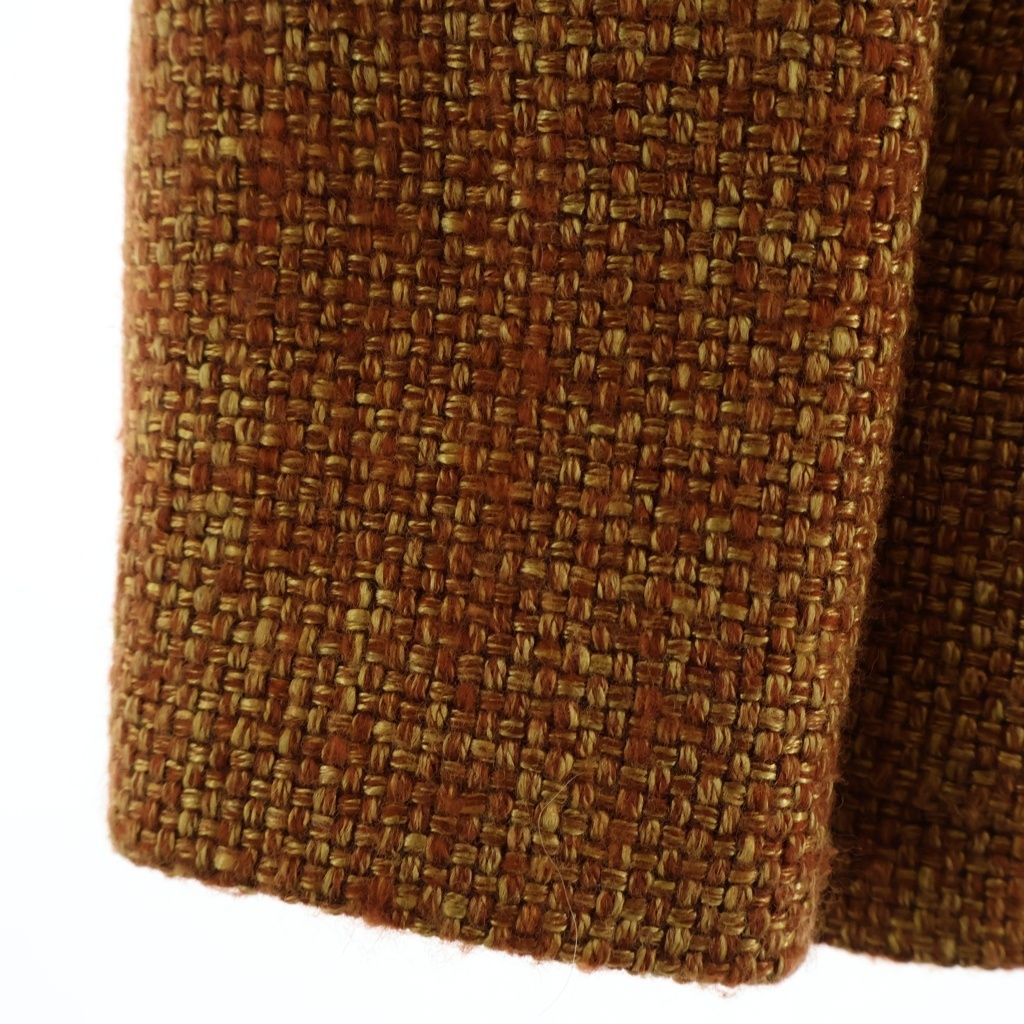Chanel Tweed Jacket Scarf Set Orange — view 5