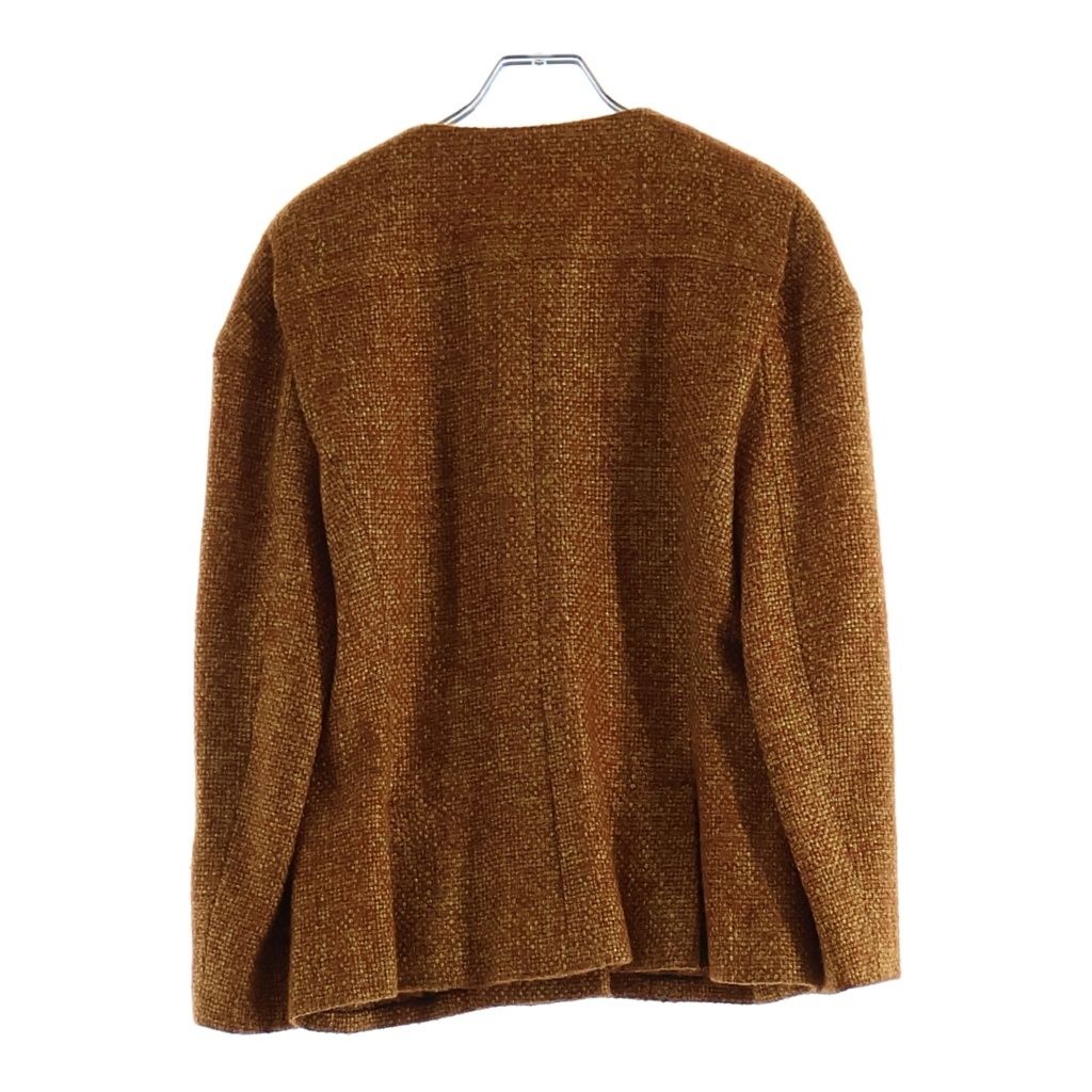 Chanel Tweed Jacket Scarf Set Orange — view 2