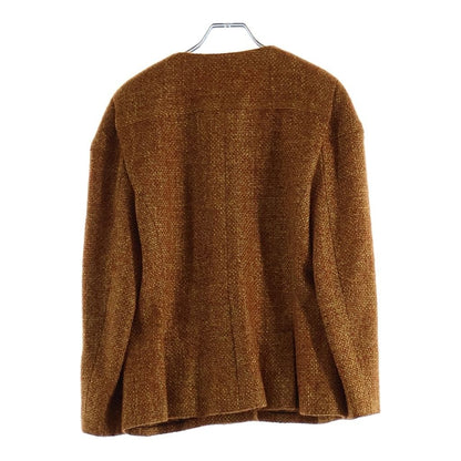 Chanel Tweed Jacket Scarf Set Orange — view 2