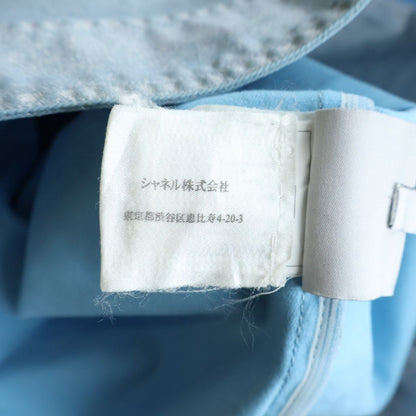 Chanel Sports Line CC Logo Denim Jacket Light Blue Silver — view 8
