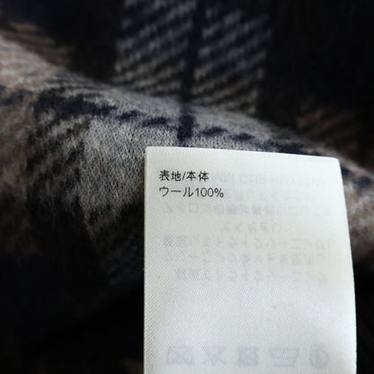 Louis Vuitton Monogram Faded Plaid Hoodie Wool Brown Gray — view 7