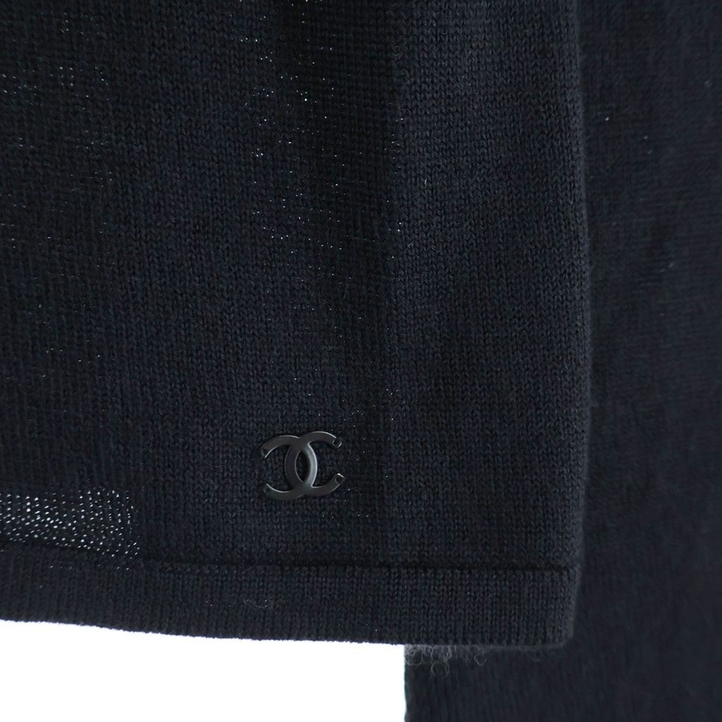 Chanel Knit Sweater Cashmere Black — view 6
