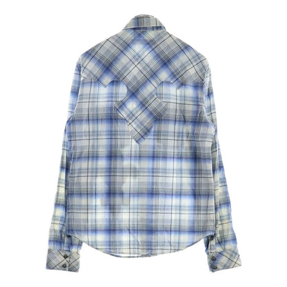 Chrome Hearts Check All Over Print BS Flare Leather Patch Dagger Zip Cross Ball — view 2