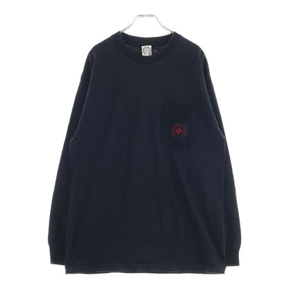 Chrome Hearts Vintage Long Sleeve Tee CH Plus Embroidery Back Scroll Crew Neck