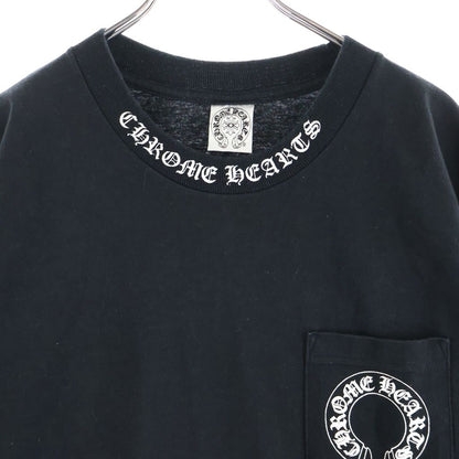 Chrome Hearts Vintage Floral Cross Short Sleeve Tee Back Print Crew Neck — view 3