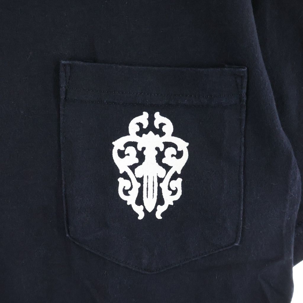 Chrome Hearts Vintage Vine Dagger Logo Short Sleeve Tee Print T-Shirt Black — view 5