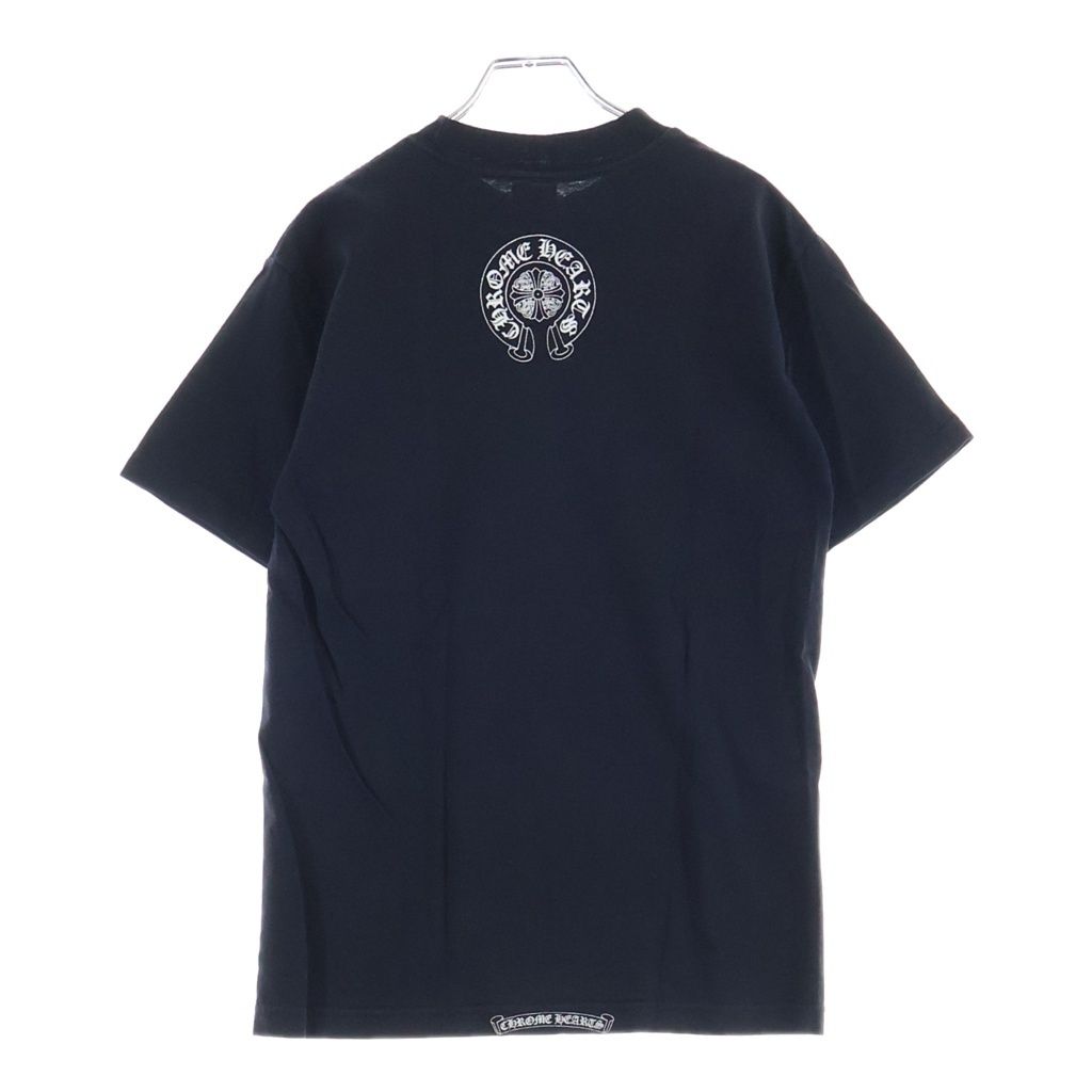 Chrome Hearts Vintage Vine Dagger Logo Short Sleeve Tee Print T-Shirt Black — view 2